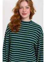 24 colours Lilly sweatshirt gestreept groen