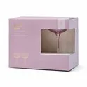 Amiek Coupeglazen set van 2 lila 177 ml