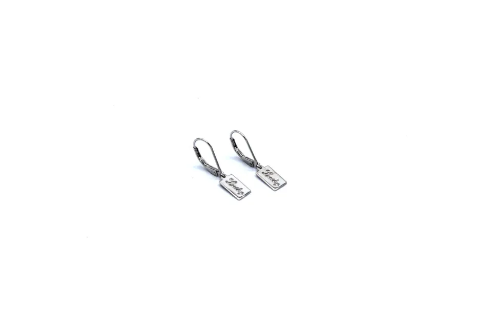 LOVEDRUNKY Lucky oorbel zilver klaver 2,7 cm