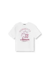 Amiek T-shirt Maggy t-shirt wit oversized