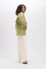 Amiek Payton pants creamy white katoen