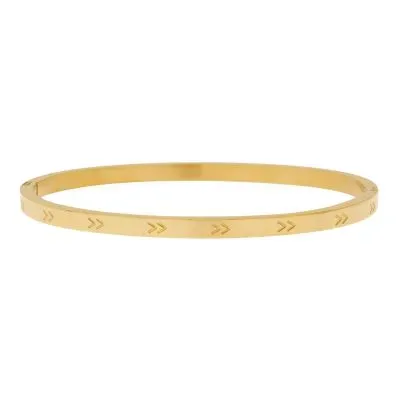 Amiek Bangle Bracelet V armband stainless steel