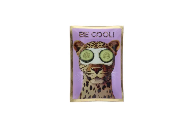 Loveplate Be Cool schaaltje M paars glas 14 cm