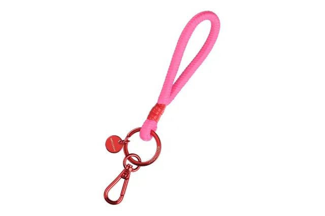 Gift Company Neon keycord roze 15 cm nylon