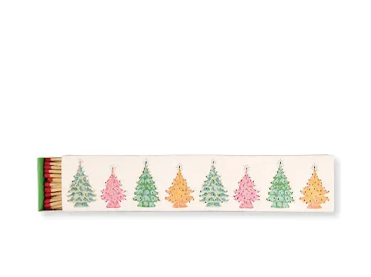 Amiek Christmas Trees lucifers langwerpig 45 stuks