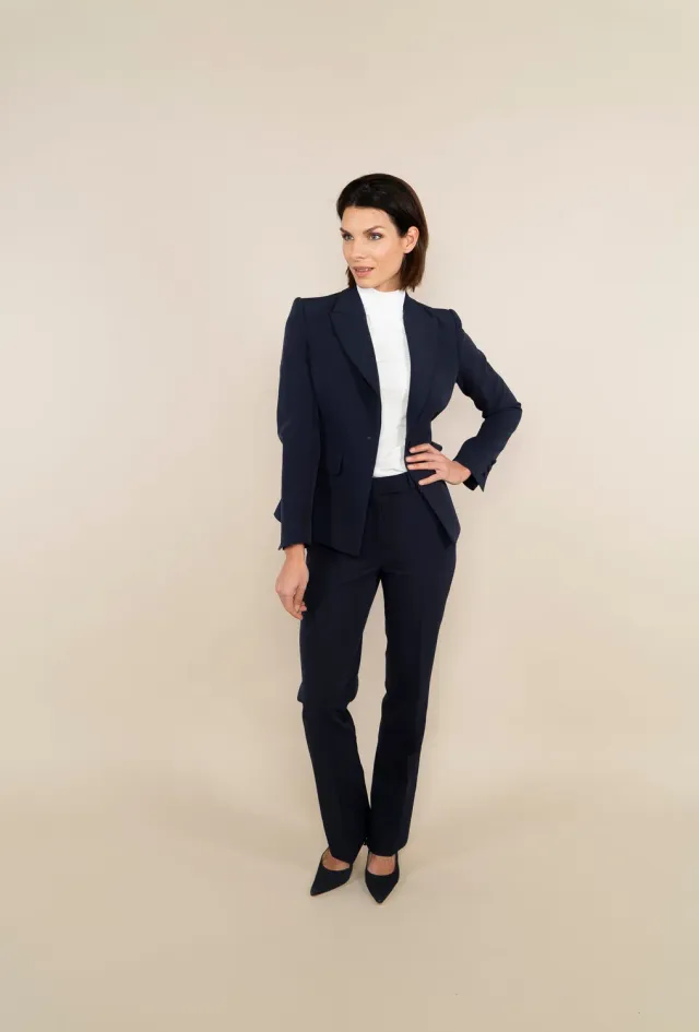 Laboutiek Flair Trouser pantalon navy blue flair