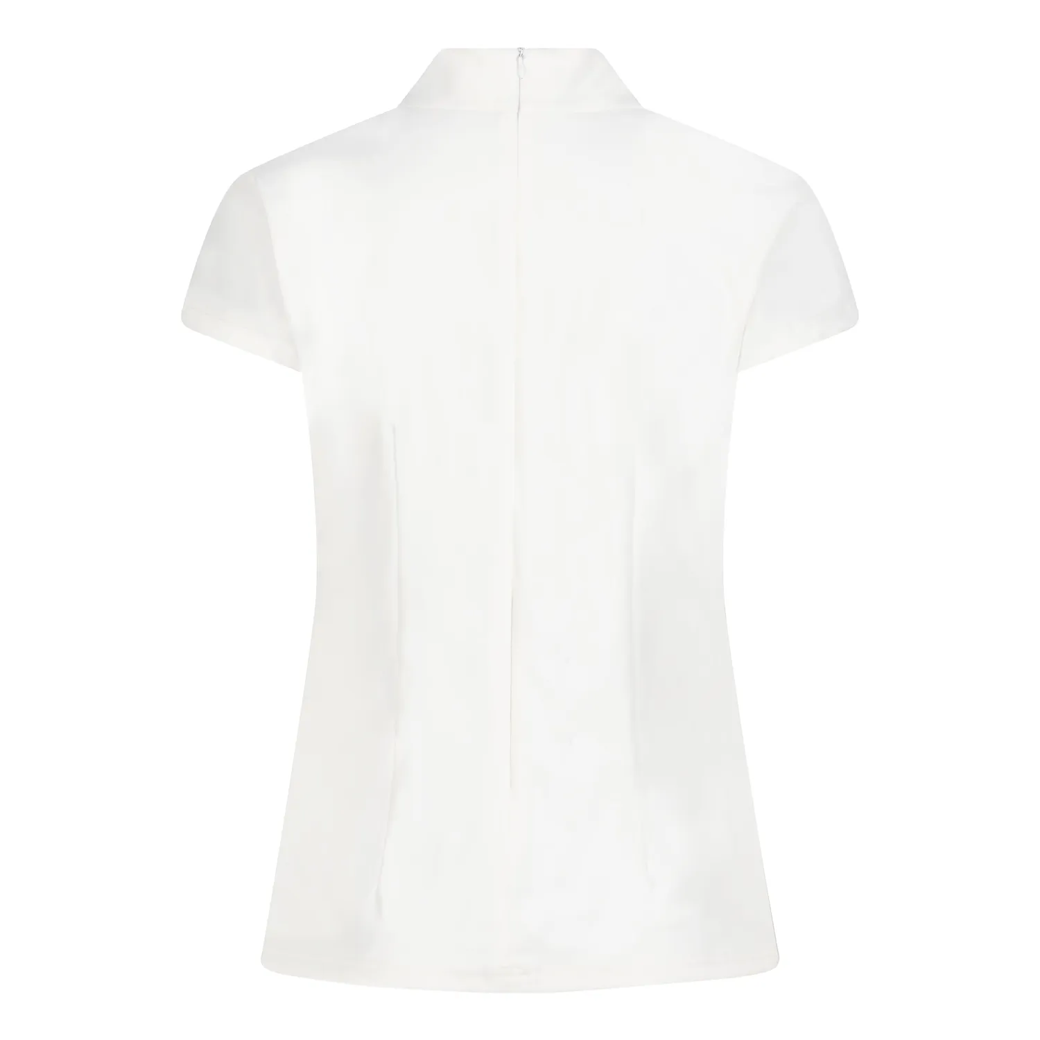 Laboutiek Donna Cap Sleeve travel top off white col