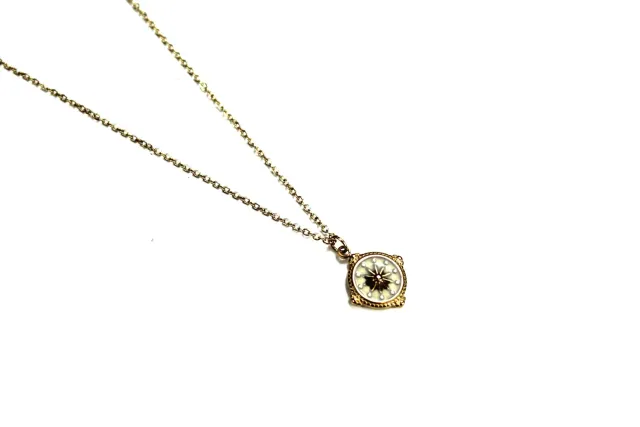 LOVEDRUNKY Leading Star ketting goud groen verstelbaar