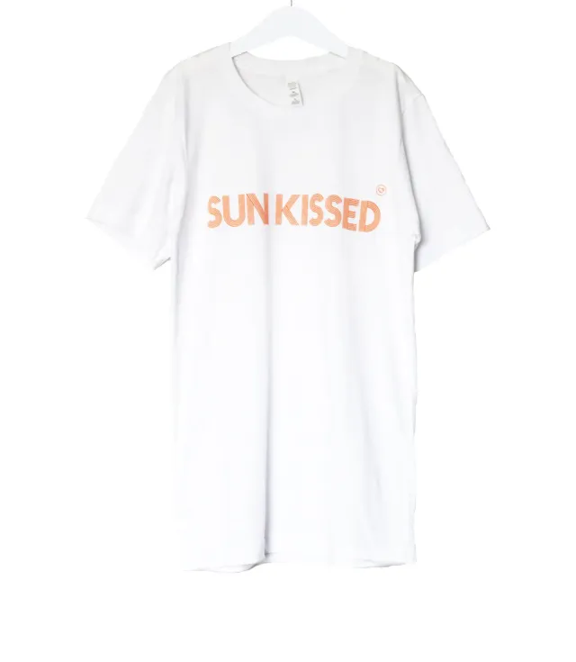 LOVEDRUNKY Sun Kissed t-shirt wit XS-XL eco