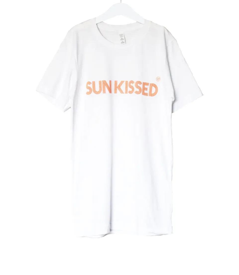 LOVEDRUNKY Sun Kissed t-shirt wit XS-XL eco