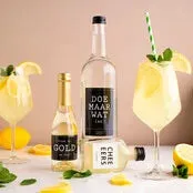 Amiek Doe maar wat(er) bruiswater fles kado