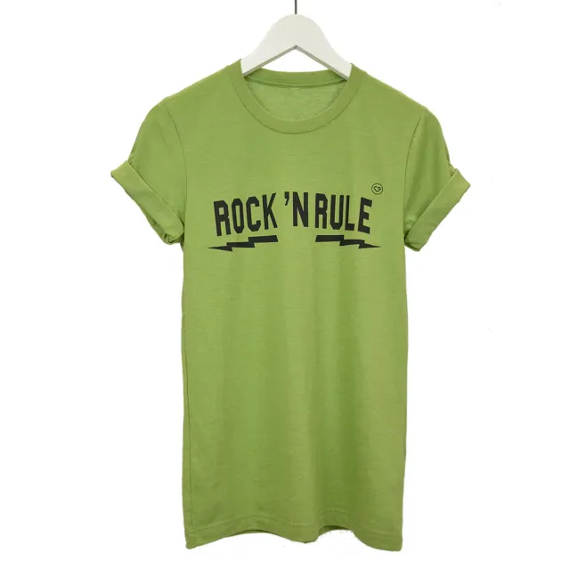 LOVEDRUNKY Rock ’n Rule Groen t-shirt festival