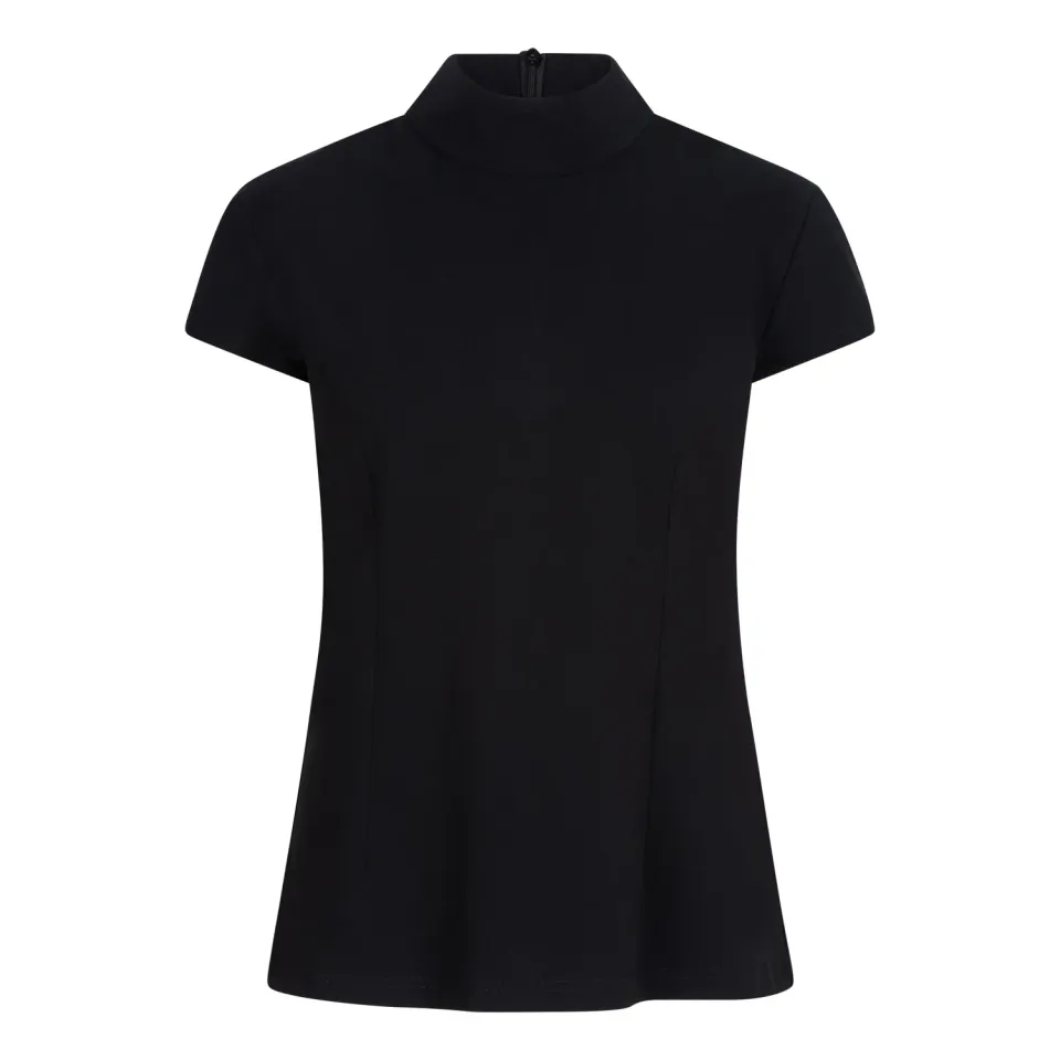 Laboutiek Donna Cap Sleeve travel top zwart
