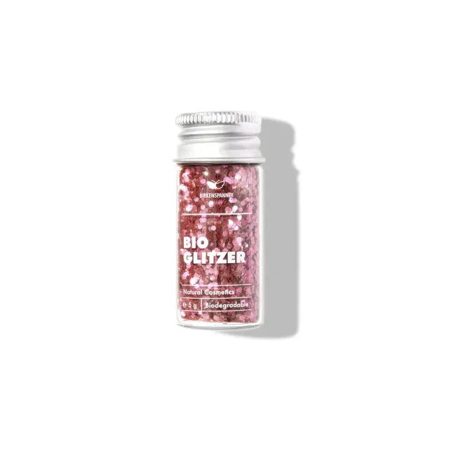 Amiek Birkenspanner Bio Glitter 5 gram pink dixie