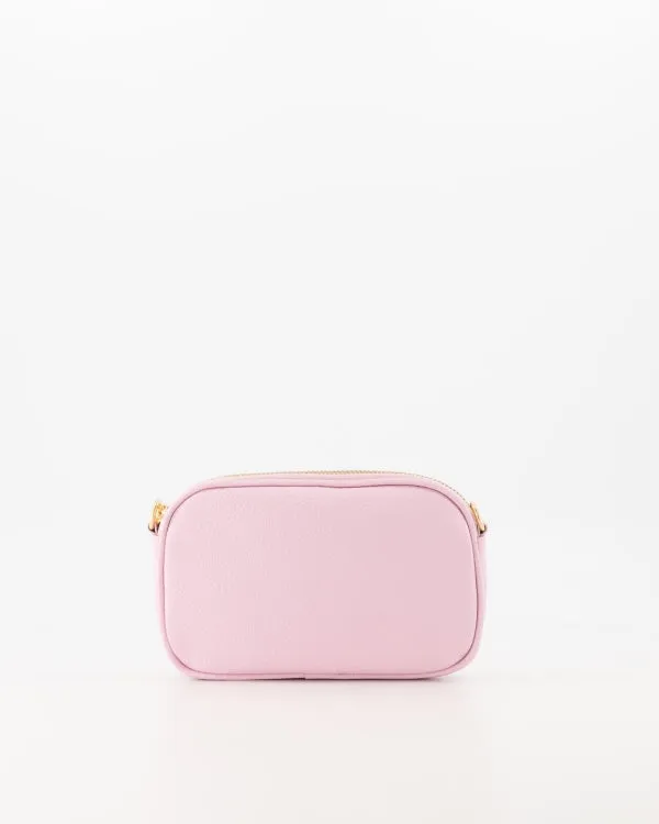 Amiek Howey schoudertasje licht roze leer