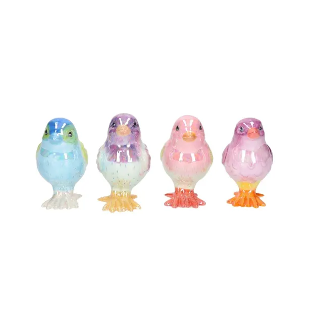 Amiek Deco Bird vogel beeldje blauw groen