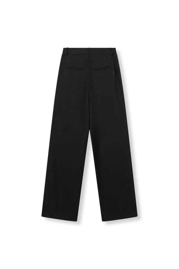 Amiek RF Pants Puck broek zwart met strass