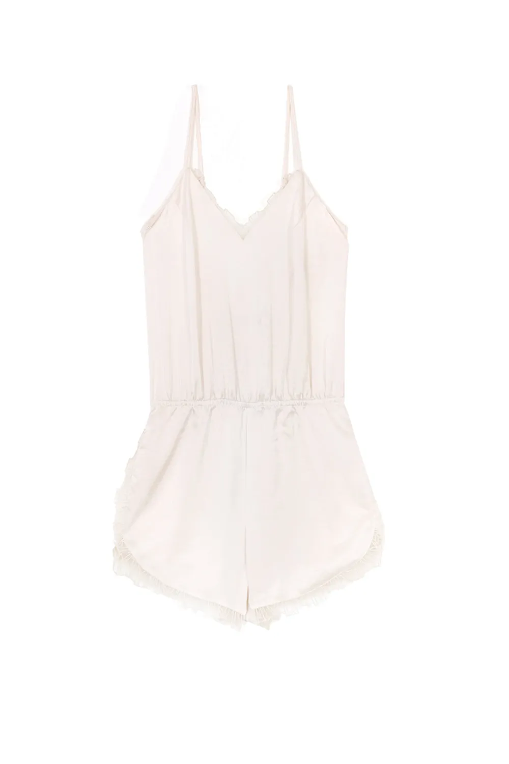 La Petite Etoile Jaileen playsuit satijn champagne