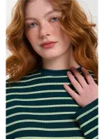 24 colours Lilly sweatshirt gestreept groen