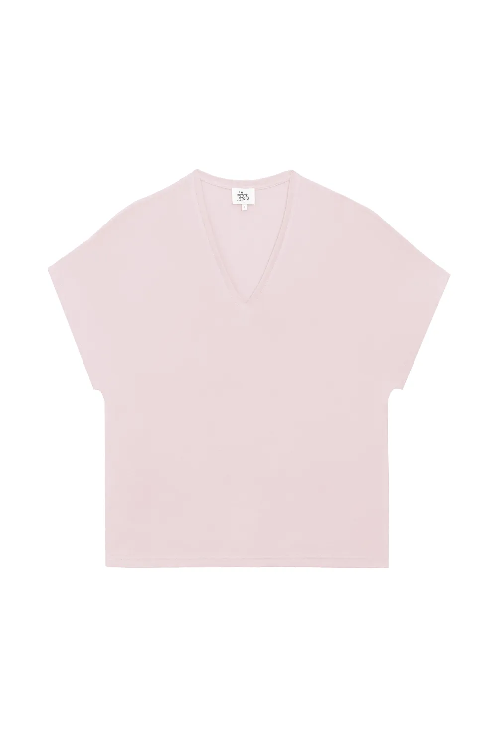 La Petite Etoile Marcelina T-shirt roze V-hals ruim