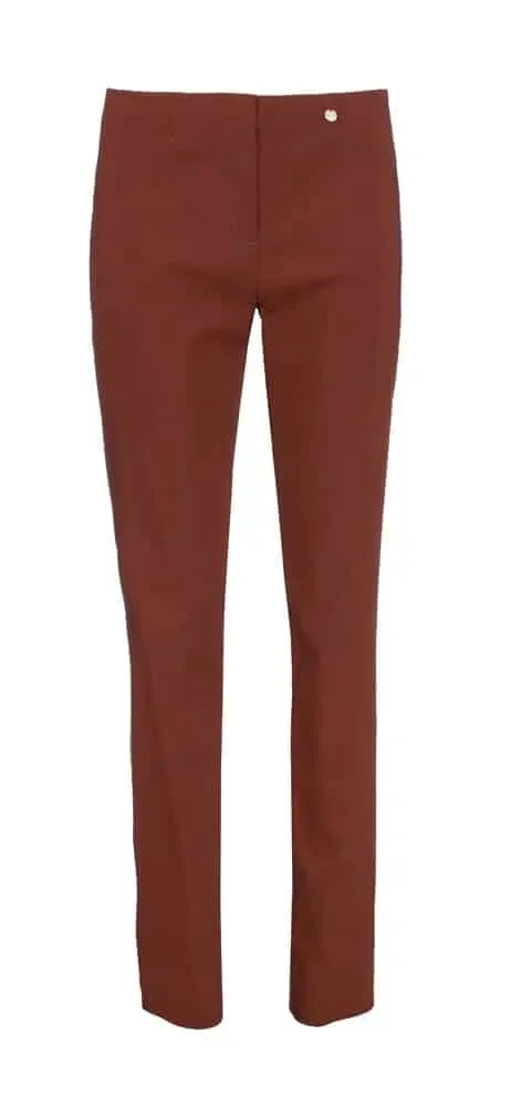 Robell Rose bistretch pantalon terra slank elastiek