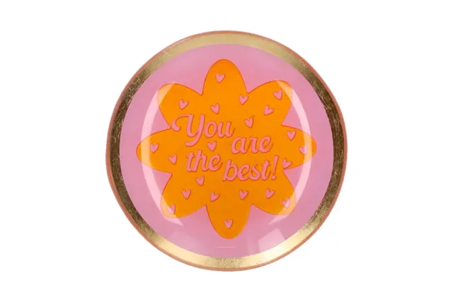 Amiek Loveplate S schaaltje you are the best 10 cm