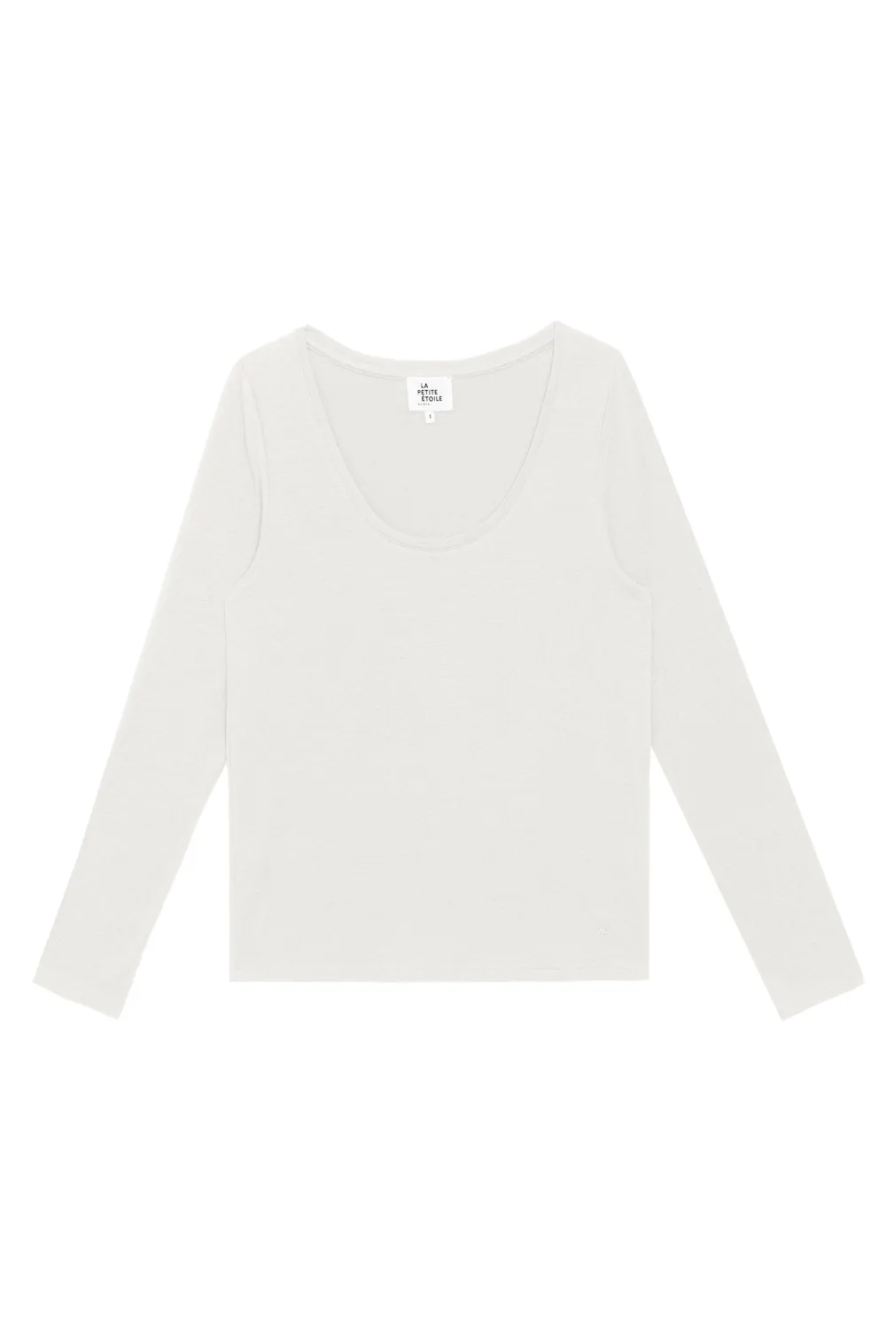 La Petite Etoile Tavy shirt lange mouwen ecru ruim