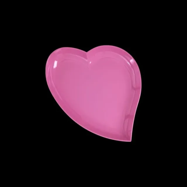 Amiek Hartvorm bord roze melamine