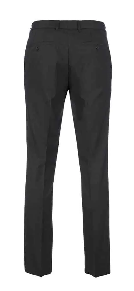 Luigi Morini Terlenka heren pantalon wol zwart