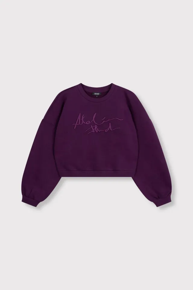 Amiek Feddy sweater plum oversized S-XL