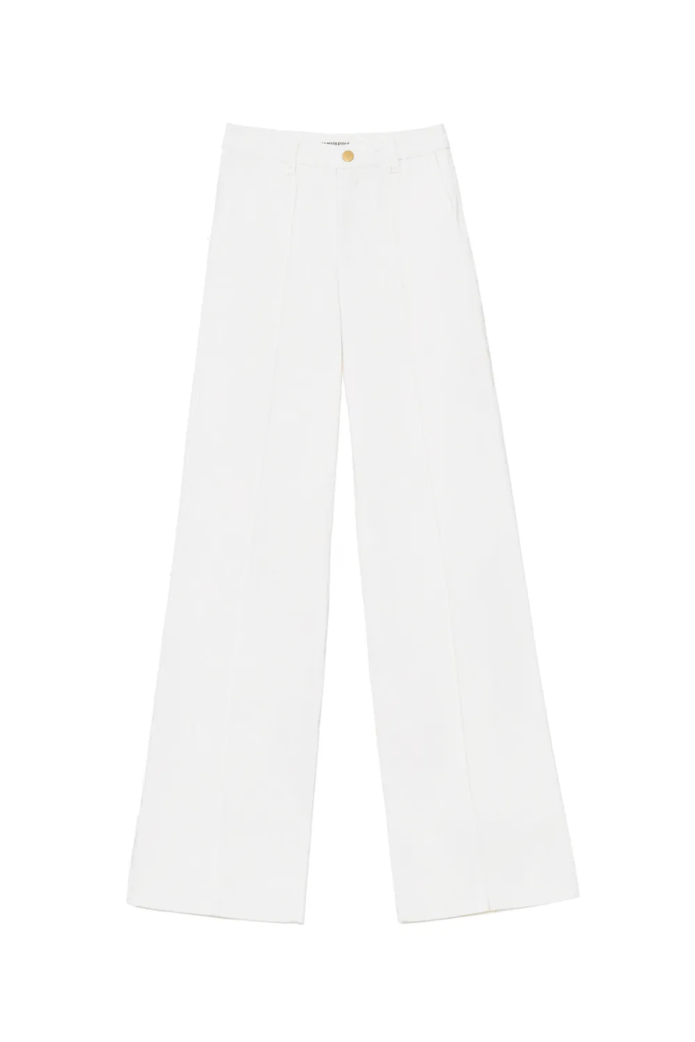 La Petite Etoile Paola rechte jeans wit hoge taille