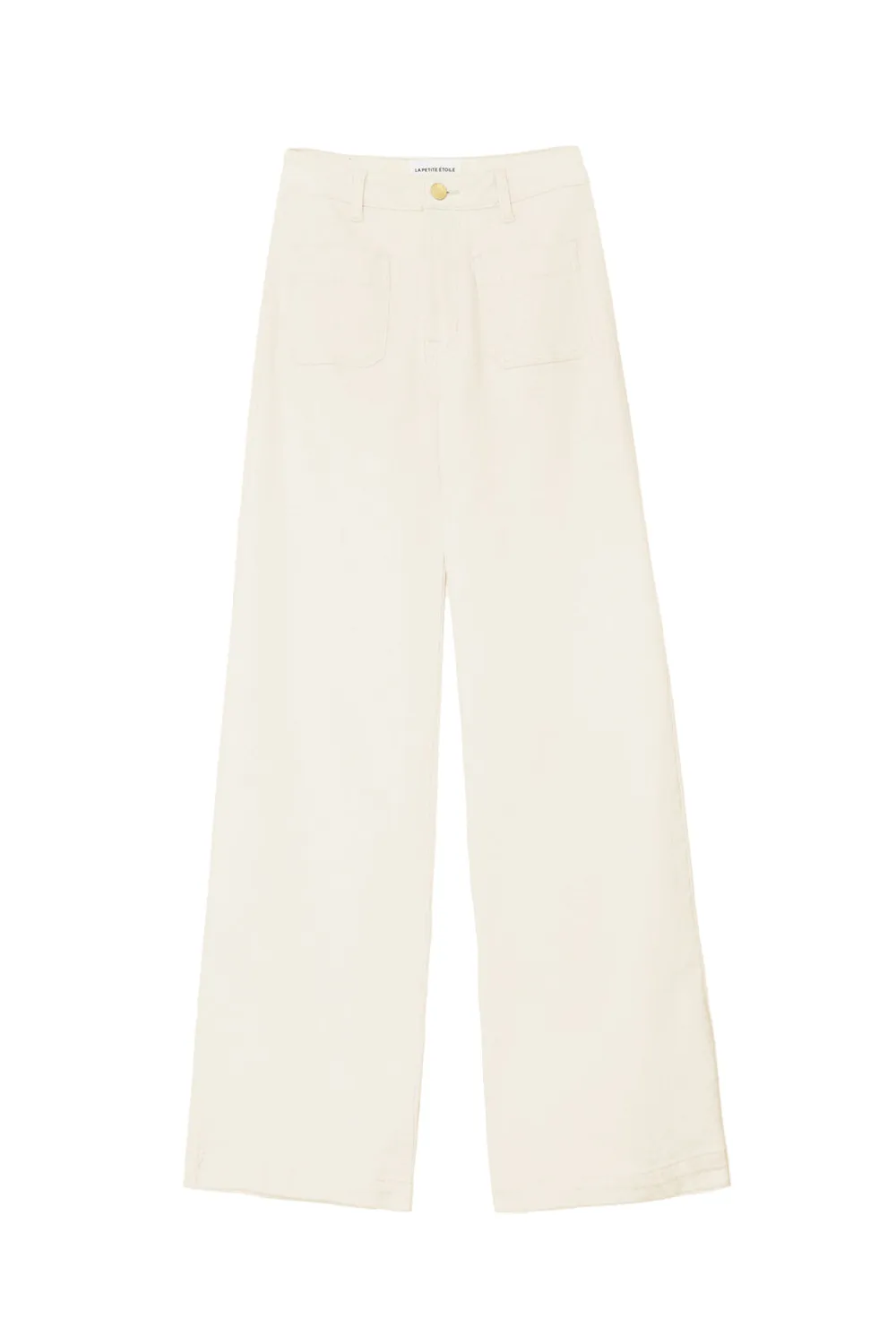 La Petite Etoile Atlanty jeans naturel wijd hoge taille