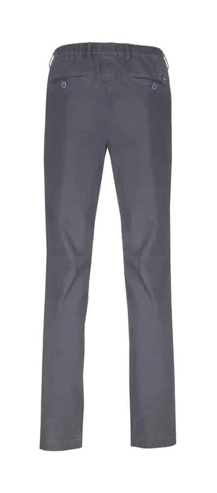Luigi Morini Niels heren pantalon antraciet katoen slank
