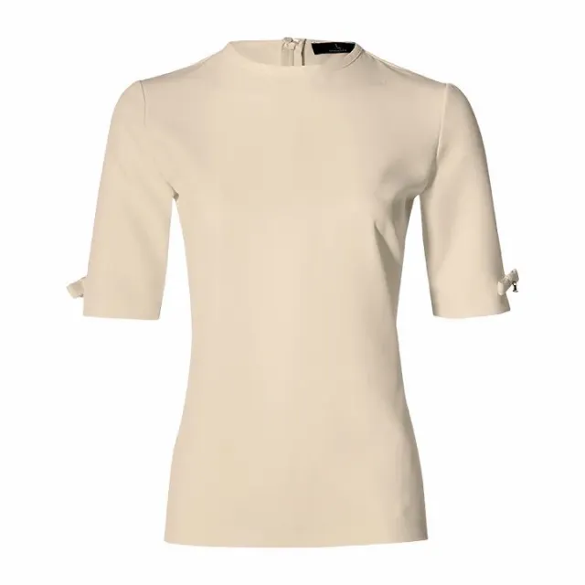 Laboutiek Clean Tee shirt sand met strikjes