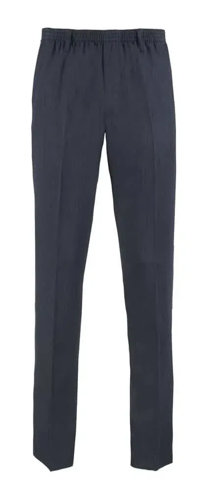 Luigi Morini Amberg heren pantalon elastiek marine