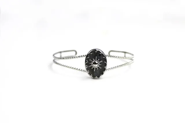 LOVEDRUNKY Cuff Armband Zilver brede band