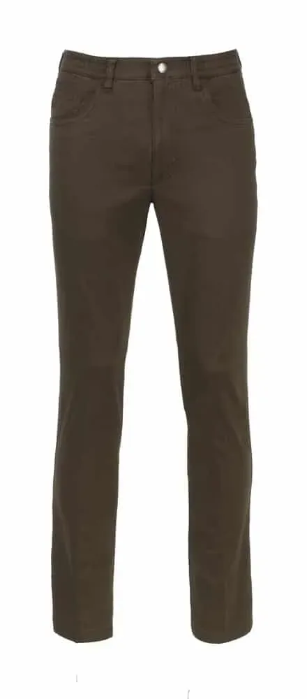 Seniorenkleding Mario heren jeans antraciet stretch