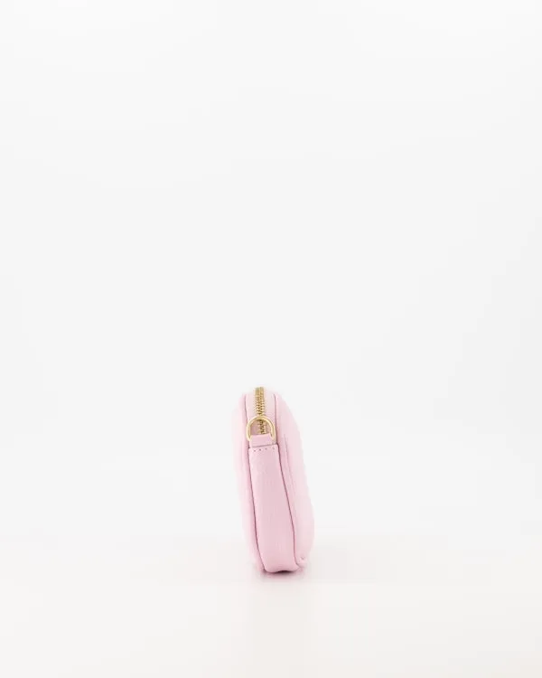 Amiek Howey schoudertasje licht roze leer