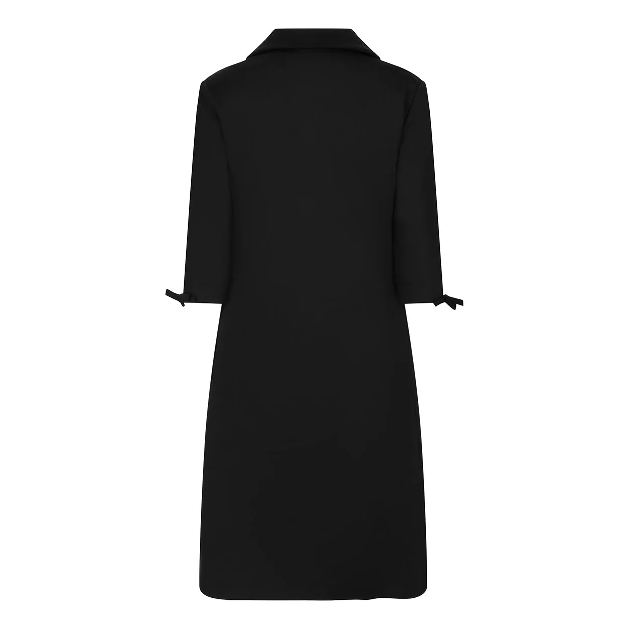 Laboutiek Clara Dress jurk zwart driekwart mouw