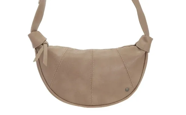 Amiek Kyoto crossbody tas taupe handig