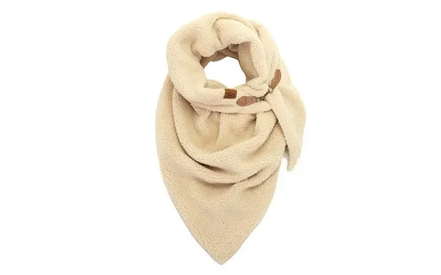 Amiek Tolosa Teddy sjaal naturel 180x70cm sluiting