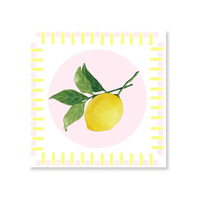 Amiek Lemon servetten papier citroen 20 stuks 33 cm