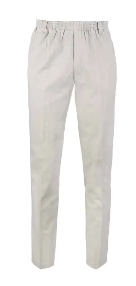 Luigo Morini Amberg heren pantalon katoen lichtbeige