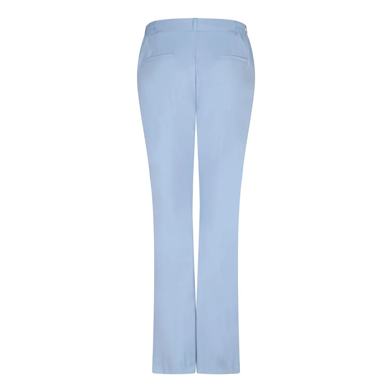 Laboutiek Elara Trouser Flair Broek Lichtblauw Stretch