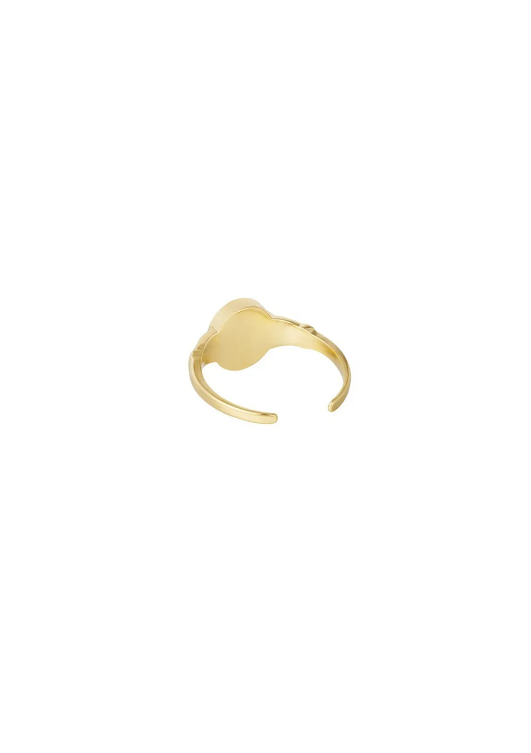 LOVEDRUNKY Ring Flower ring goud verstelbaar