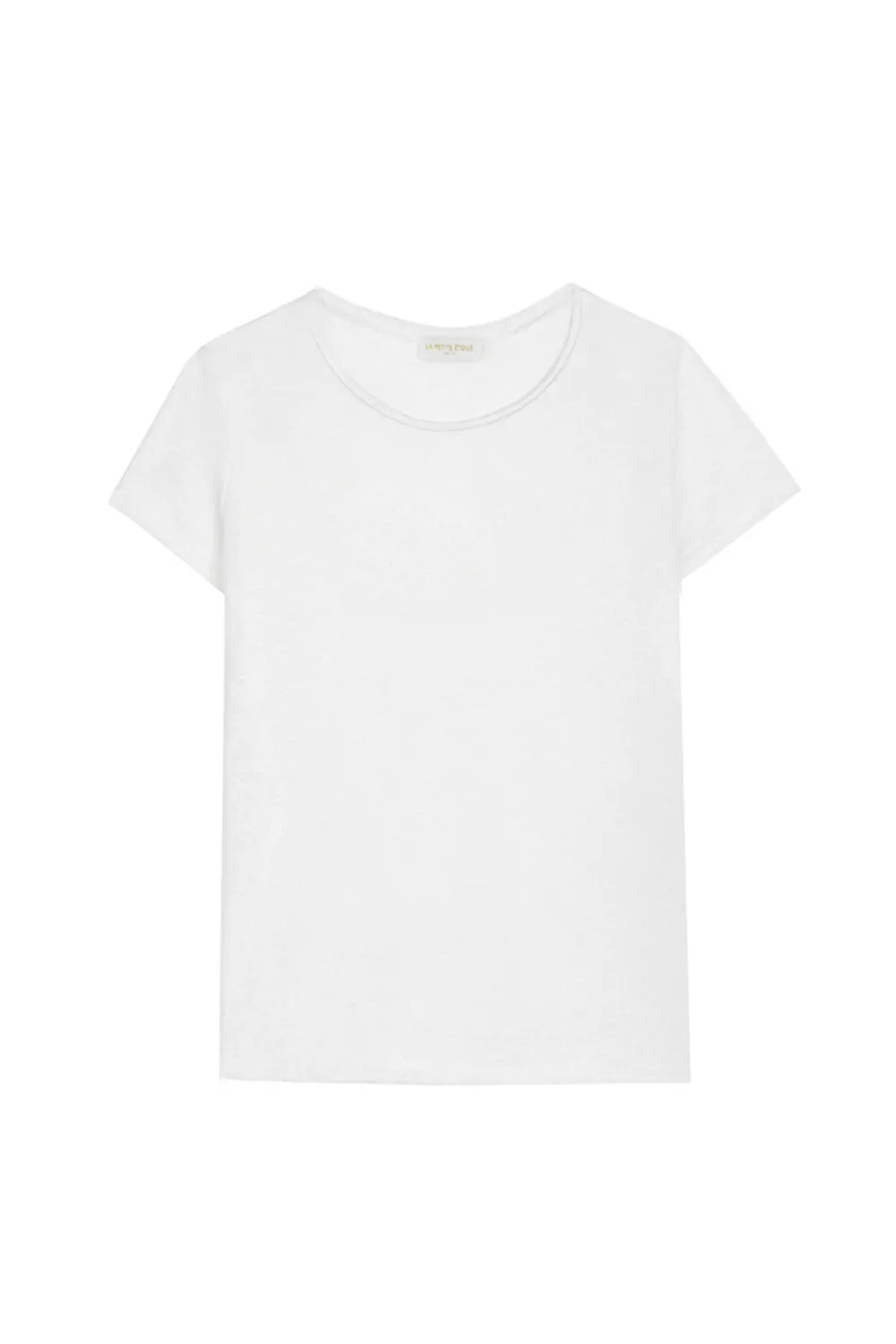 La Petite Etoile Elva T-shirt wit met pailletten
