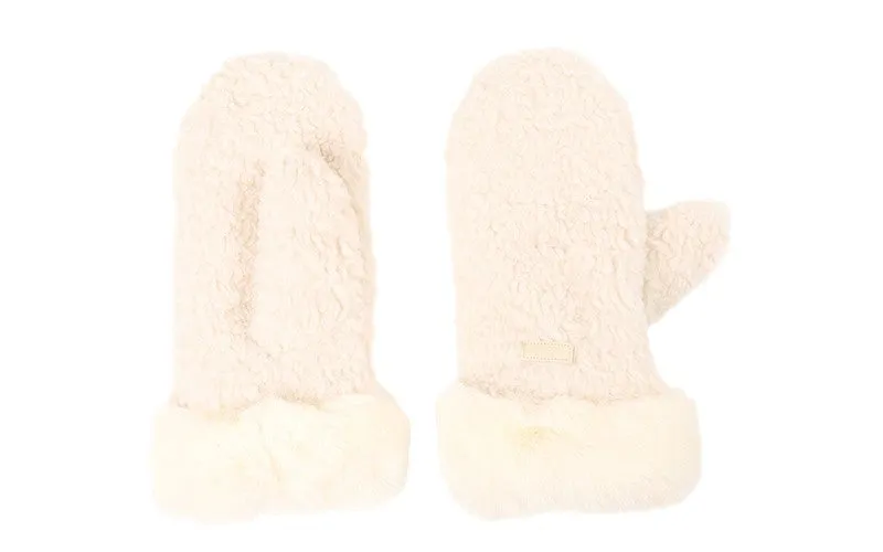 Amiek Alestch wanten naturel teddy