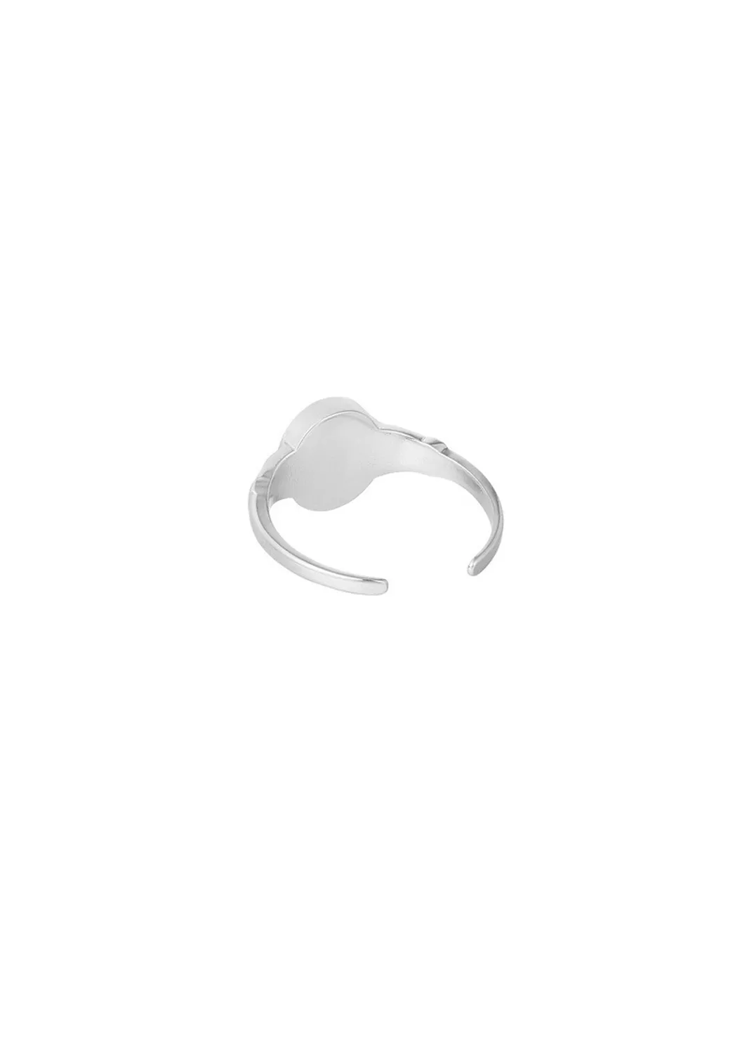 LOVEDRUNKY Flower ring zilver verstelbaar bloem