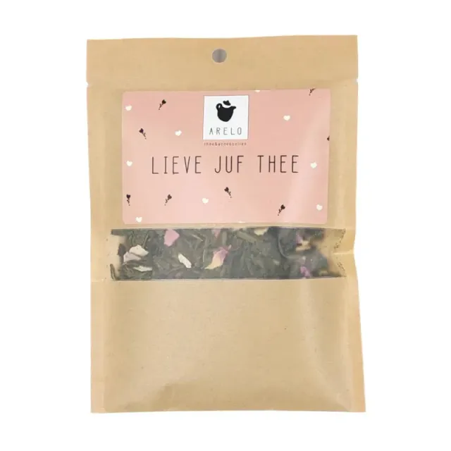 Amiek Lieve Juf Thee thee 25 gram kraftzakje