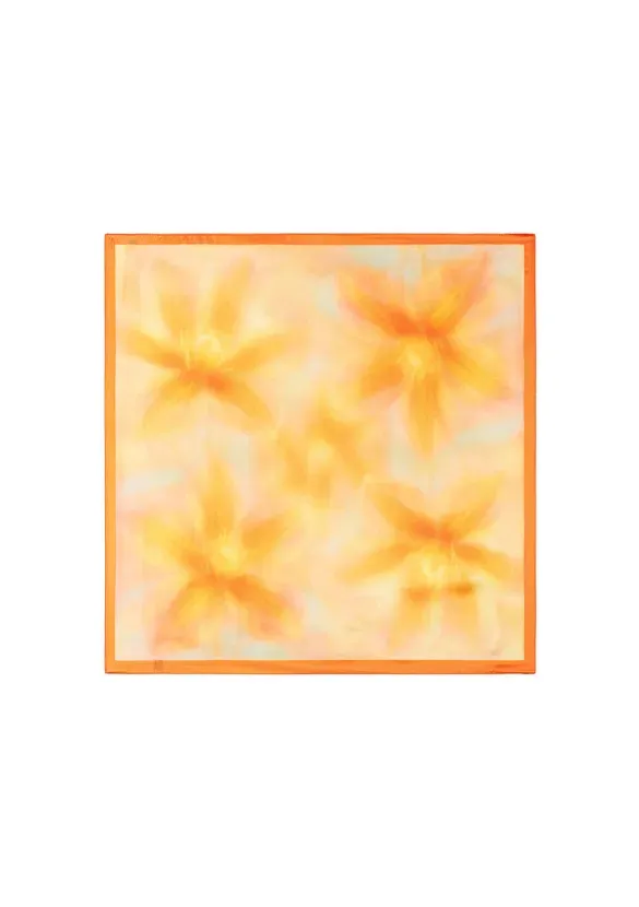 LOVEDRUNKY Summer Flower sjaal oranje 70x70